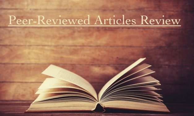 Peer-Reviewed Articles Review: Spring 2020 (Part 3)
